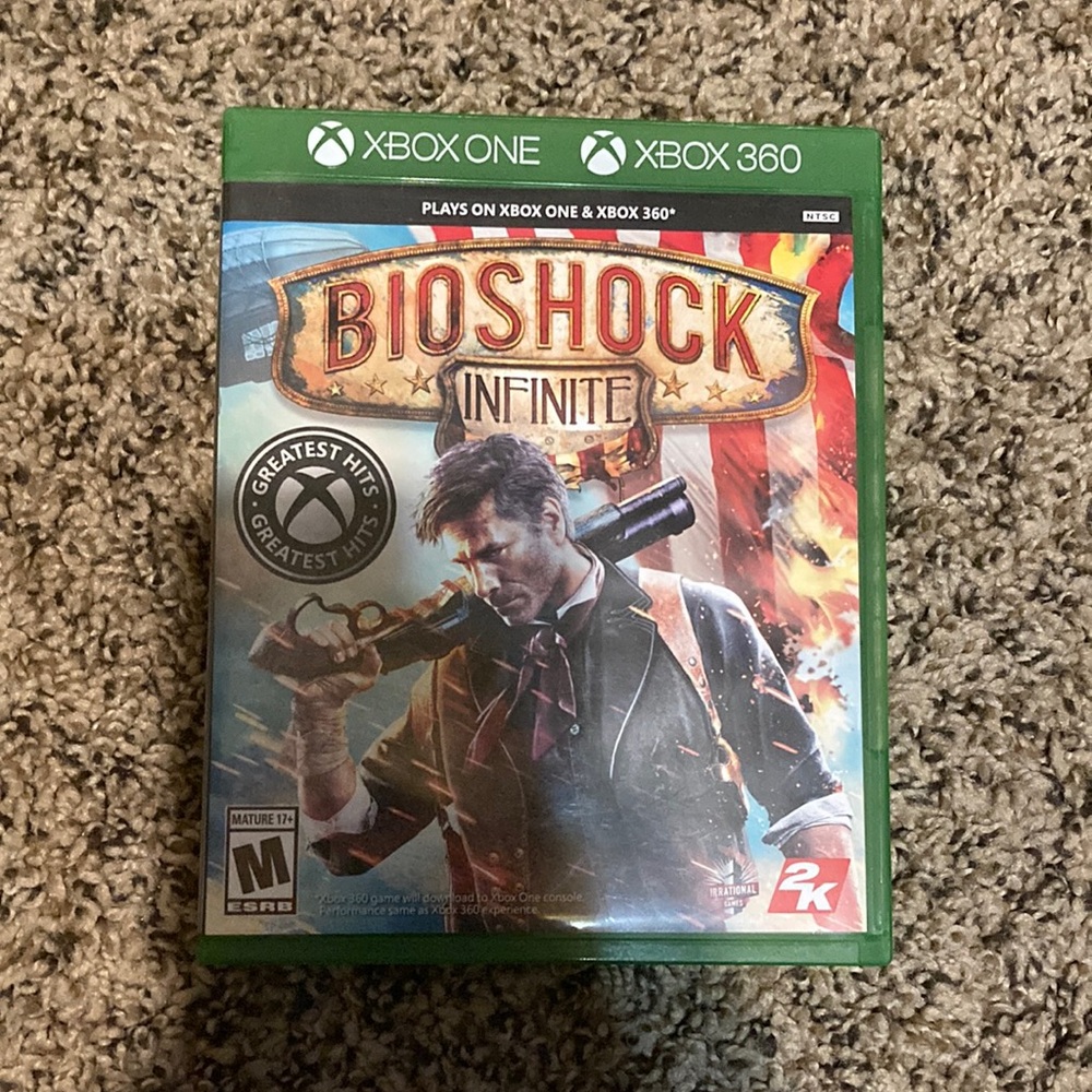 BioShock Infinite for Xbox One & Xbox 360 - Green Case